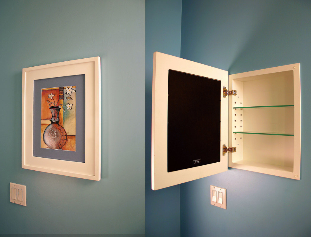 Concealed 14" x 24" Recessed Medicine & Reviews Wayfair